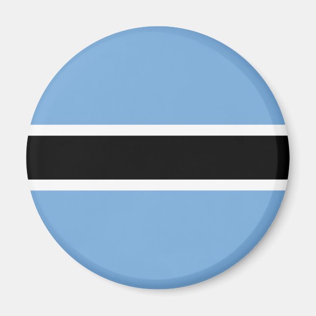 Botswana Fahne Magnet (Vorne)
