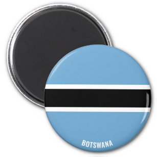 Botswana Flag Charming Patriotic Magnet