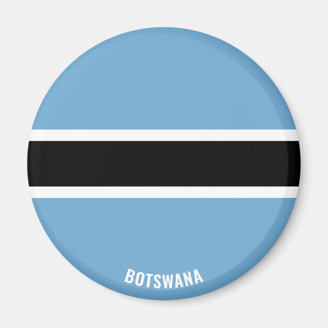 Botswana Flag Charming Patriotic Magnet (Vorne)