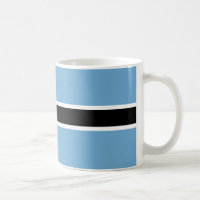 Botswana Flag Keramik Tasse
