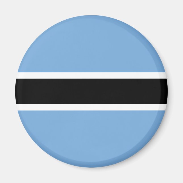 Botswana Flag Magnet (Vorne)