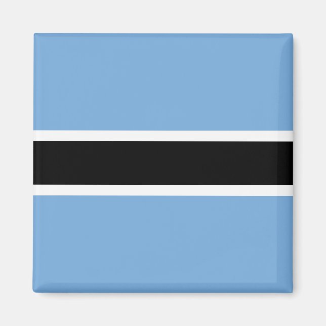 Botswana Flag Magnet (Vorne)