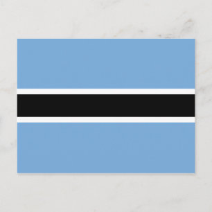 Botswana Flag Postkarte