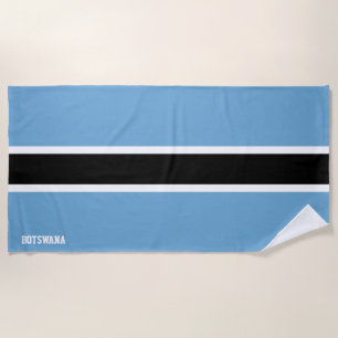 Botswana Flag Splendid Patriotic Strandtuch