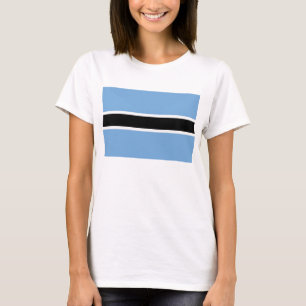 Botswana Flag x Map T - Shirt