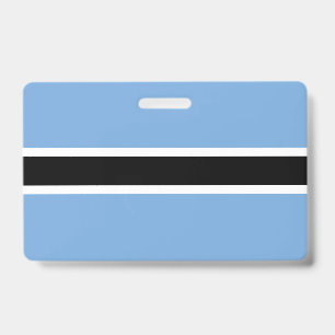 Botswana-Flagge Ausweis