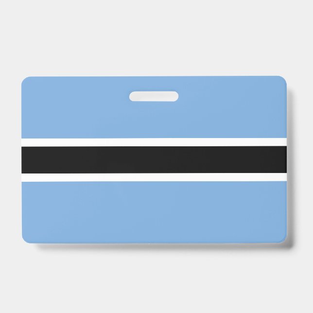 Botswana-Flagge Ausweis (Vorderseite)