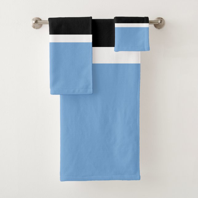 Botswana-Flagge Badhandtuch Set (Insitu)