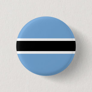 Botswana-Flagge Button
