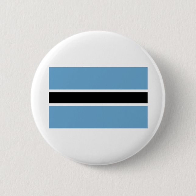 Botswana-Flagge Button (Vorderseite)