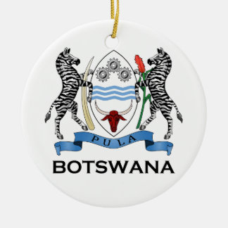 BOTSWANA - Flagge/Emblem/Wappen/Symbol Keramik Ornament
