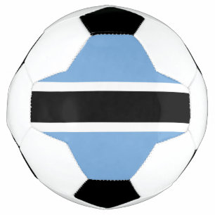 Botswana-Flagge Fußball
