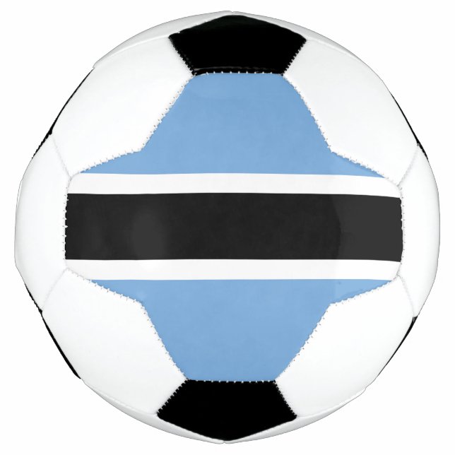 Botswana-Flagge Fußball (Vorderseite)