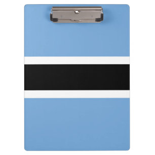 Botswana-Flagge Klemmbrett