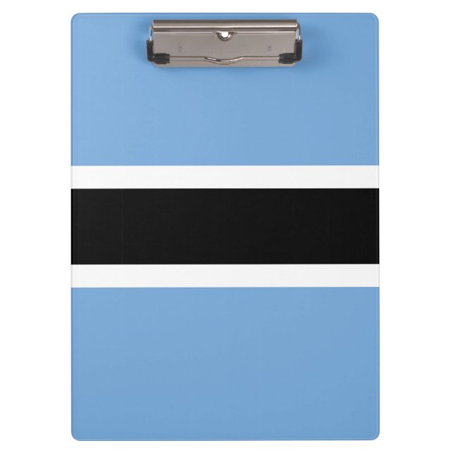 Botswana-Flagge Klemmbrett (Vorderseite)