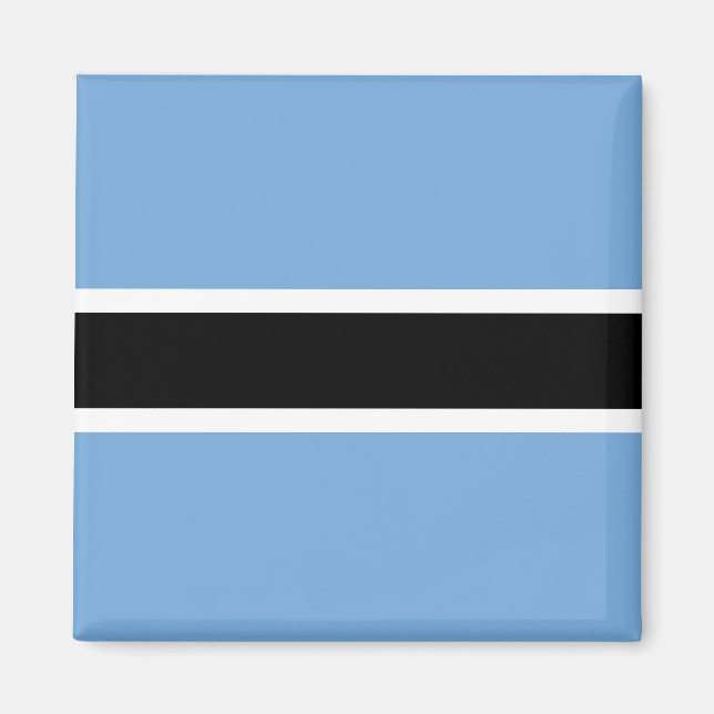 Botswana-Flagge Magnet (Vorne)