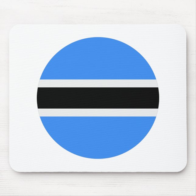 Botswana-Flagge Mousepad (Vorne)