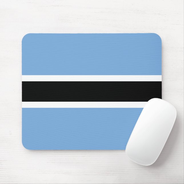 Botswana-Flagge Mousepad (Mit Mouse)