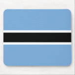 Botswana-Flagge Mousepad<br><div class="desc">Anpassbare World Flag Produkte - Bitte fühlen Sie sich frei,  Ihren eigenen Text hinzuzufügen.</div>