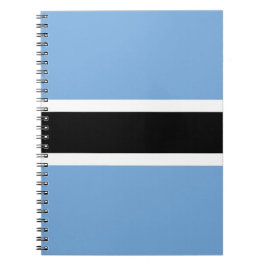 Botswana-Flagge Notizblock