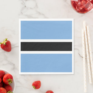 Botswana-Flagge Serviette