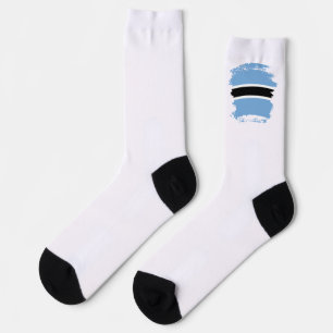 Botswana-Flagge Socken