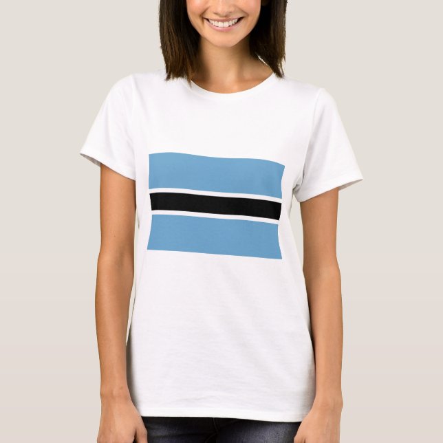Botswana-Flagge T-Shirt (Vorderseite)