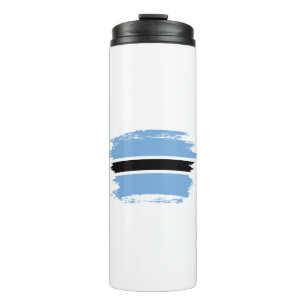 Botswana-Flagge Thermosbecher