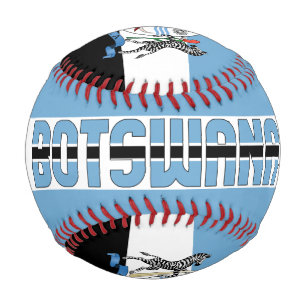Botswana-Flagge und -mäntel, Patriotik für Waffen Baseball