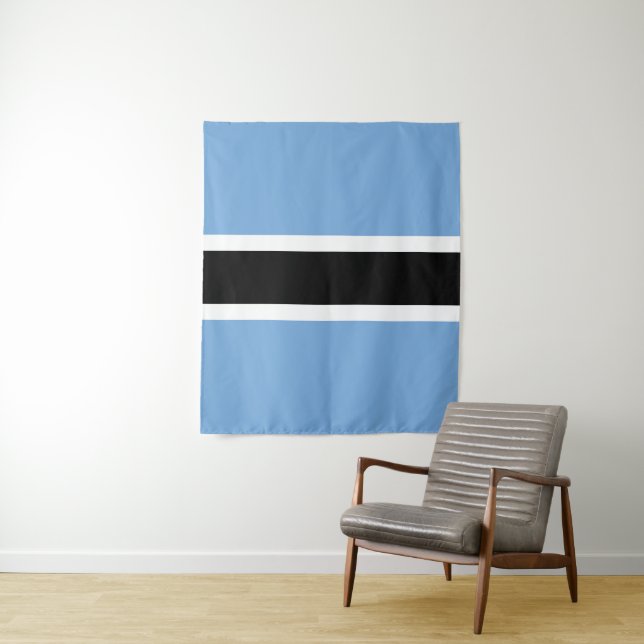 Botswana-Flagge Wandteppich (Beispiel)