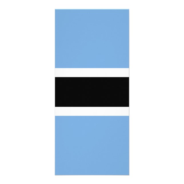 Botswana-Flagge Werbekarte (Vorne)