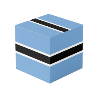 Botswana-Flagge Würfel