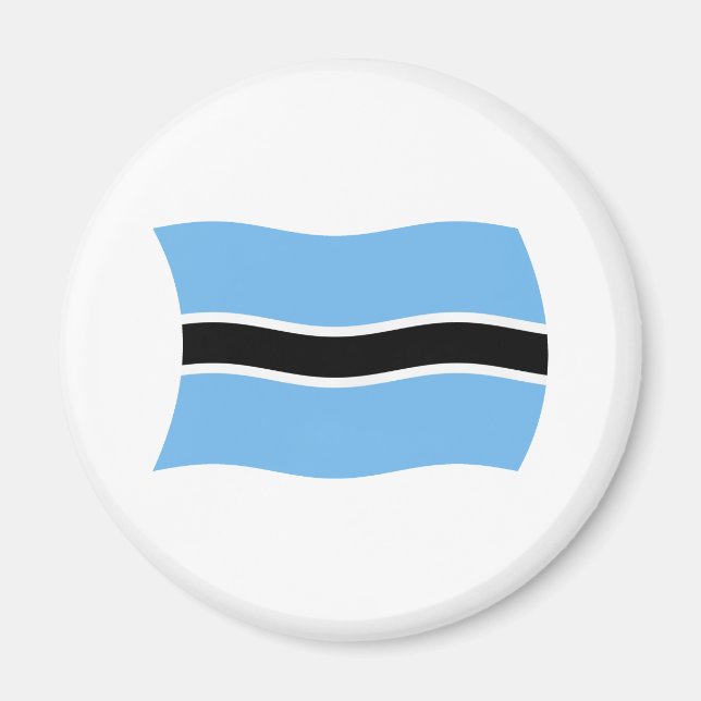 Botswana-Flaggen-Magnet Magnet (Vorne)
