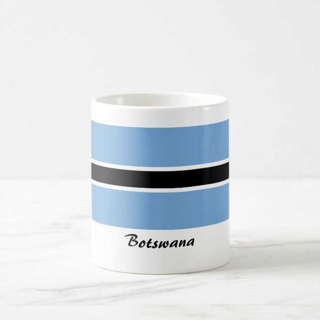 Botswana-Flaggen-Tasse Kaffeetasse (Mittel)