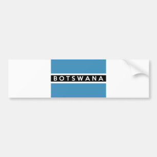 Botswana-Flaggenland schweiz Textname Autoaufkleber