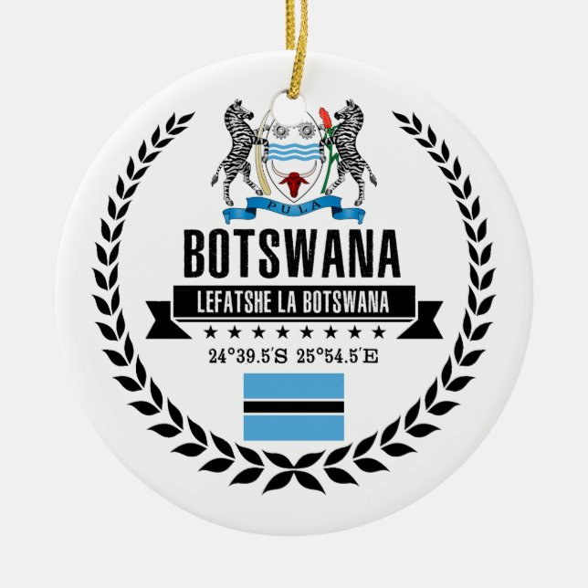 Botswana Keramikornament (Vorne)