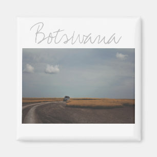Botswana Makgadikgadi Salt Pans Car Travel Magnet