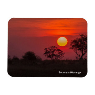Botswana Okavango Flexible Foto Magnet