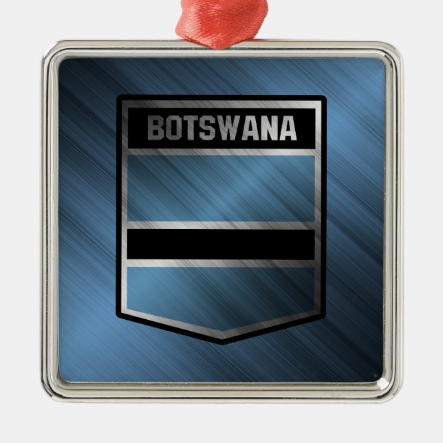 Botswana Ornament Aus Metall (Vorne)