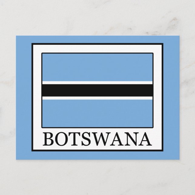 Botswana Postkarte (Vorderseite)