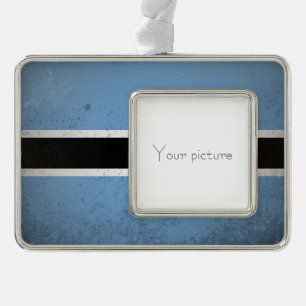 Botswana Rahmen-Ornament Silber