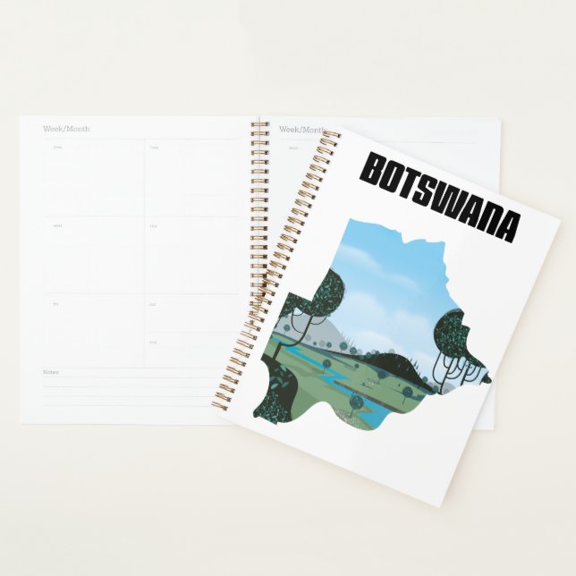 Botswana-Reiseposter Planer (Anzeige)
