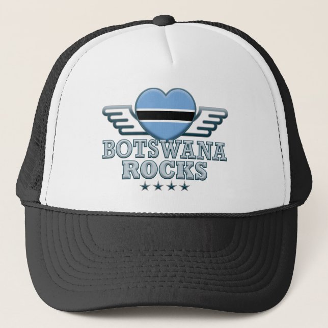Botswana schaukelt v2 truckerkappe (Vorderseite)
