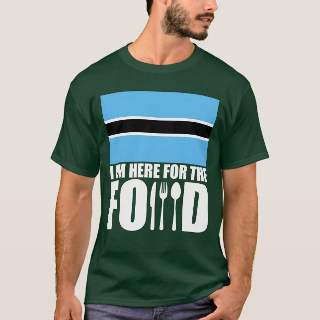 Botswana Souvenir Essen Reise Geschenk T-Shirt (Vorderseite)