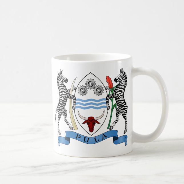 Botswana-Wappen BW Tasse (Rechts)