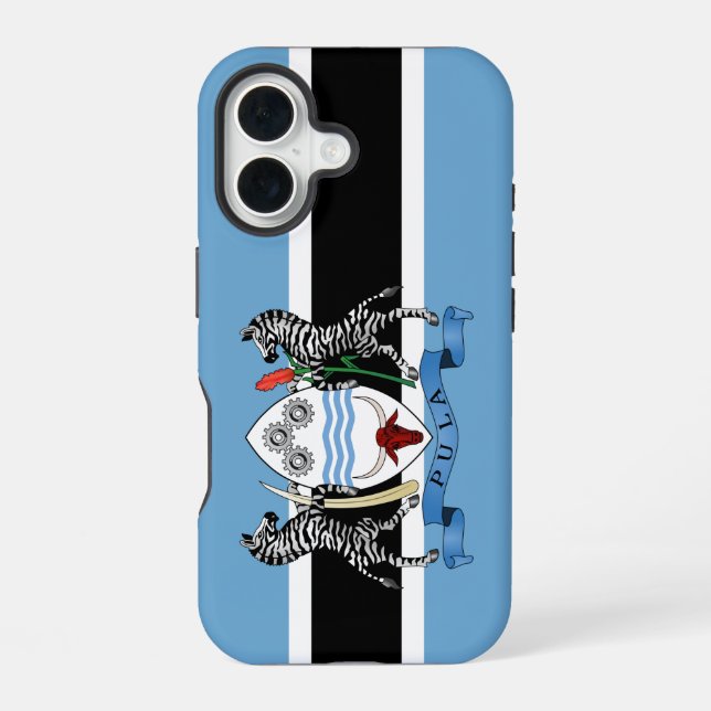 Botswana-Wappen/ Flagge Case-Mate iPhone-Hülle iPhone 16 Hülle (Rückseite)