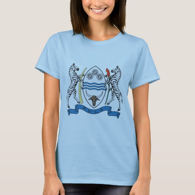 Botswana-Wappen-T - Shirt (Vorderseite)