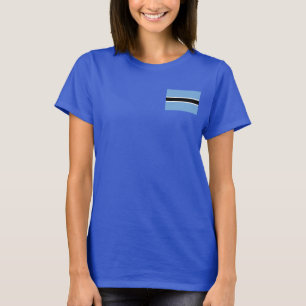 Botswanaflaggen- und -karten-DK-T - Shirt