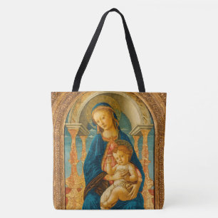 Botticelli (1445-1510) Madonna & Child Enthroned