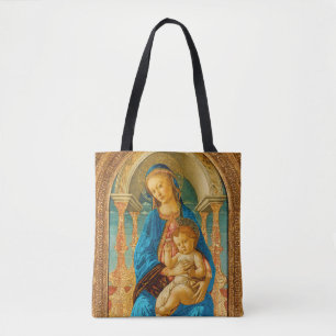 Botticelli (1445-1510) Madonna & Child Enthroned